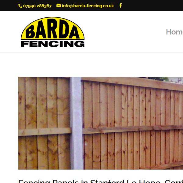 Barda Fencing Webdesign